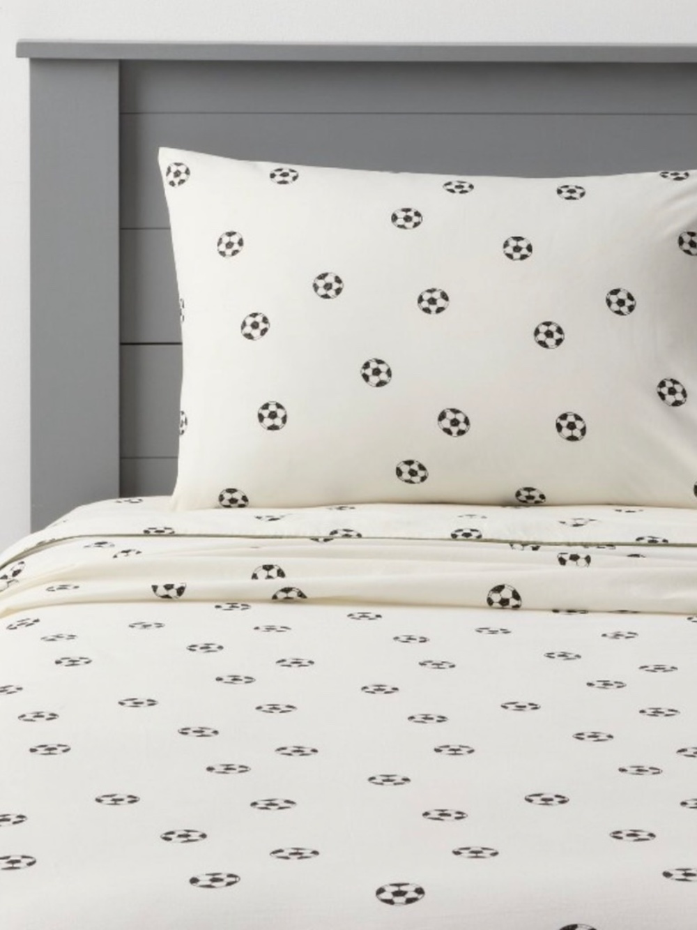 TWIN Soccer Kids' Cotton Sheet Set - Pillowfort